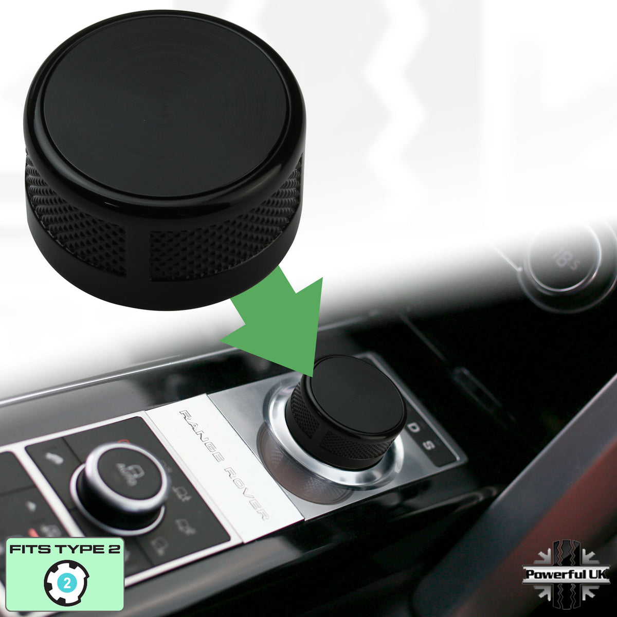 "Autobiography Style" Gear Selector for Range Rover L405 - Black