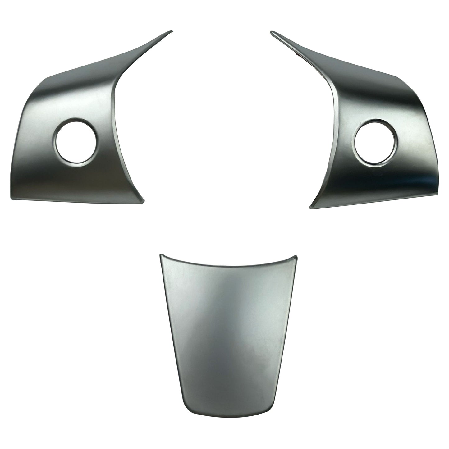 Steering Wheel Column Cover Trims for Tesla Model 3 - Chrome