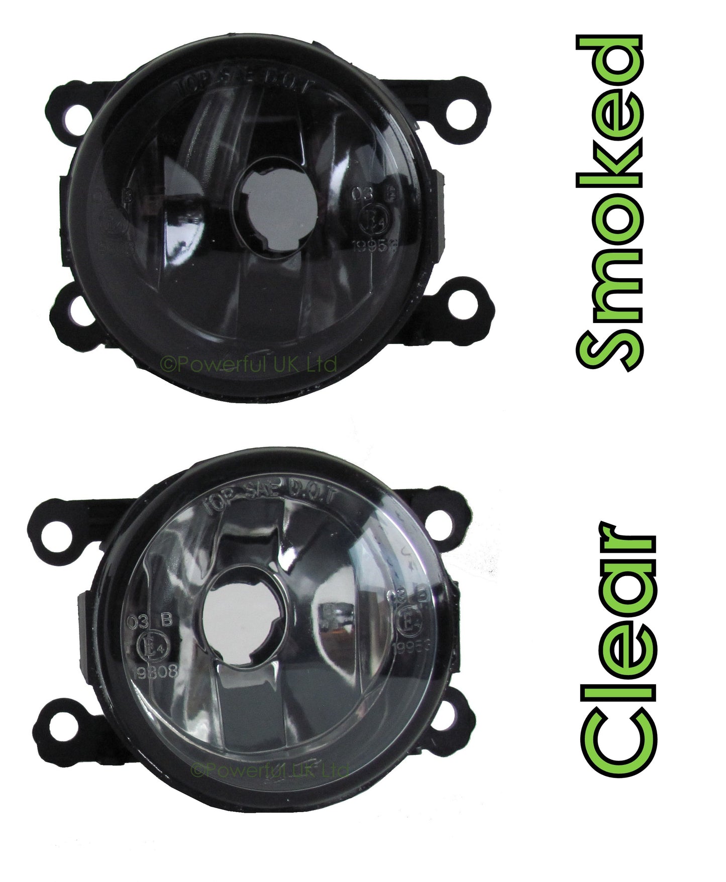 Front Bumper Fog Lamps for Nissan Navara D40 Pickup - Aftermarket - (Pair)