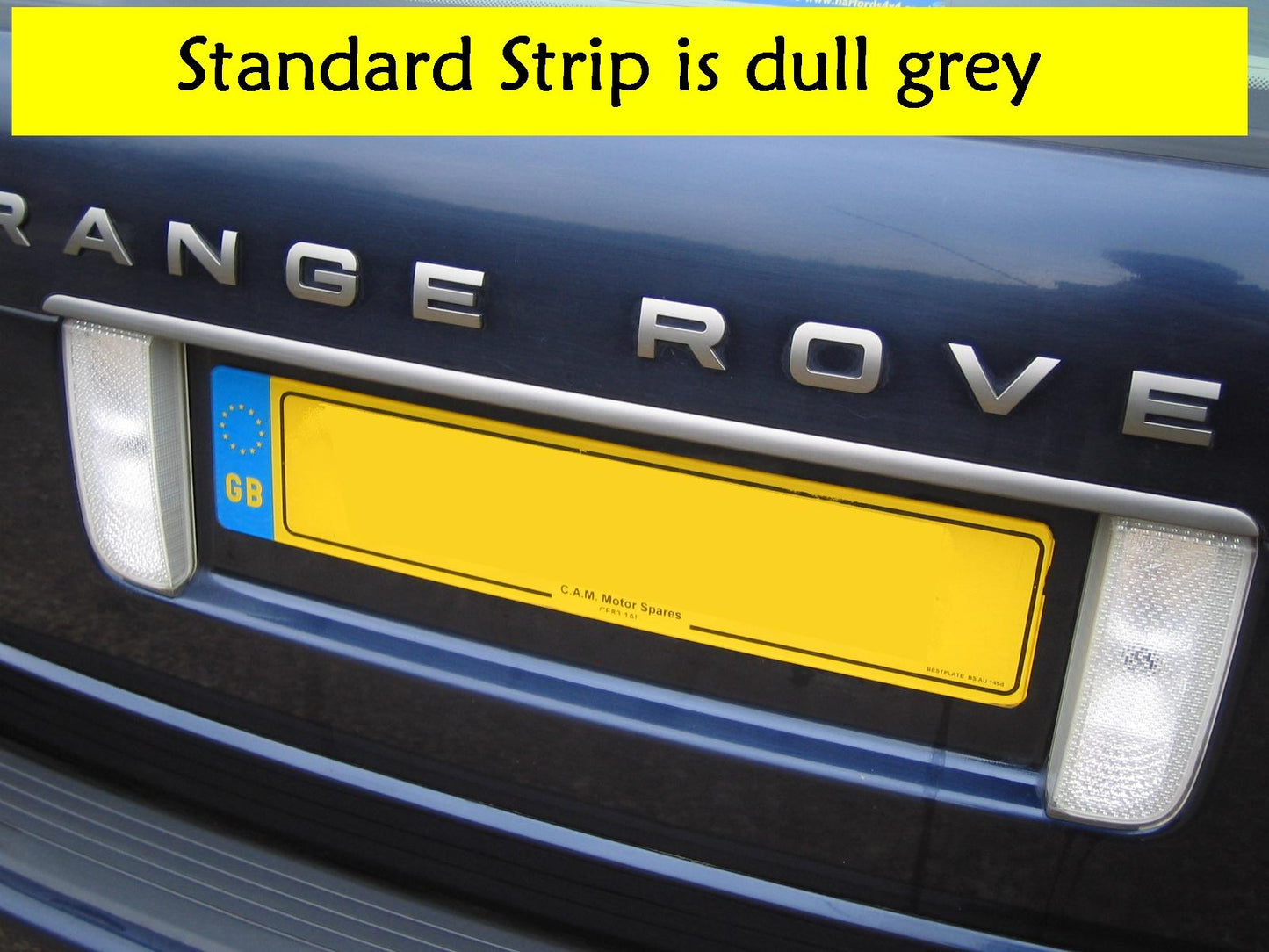 Rear Tailgate Trim Strip - Gloss Black for Range Rover L322