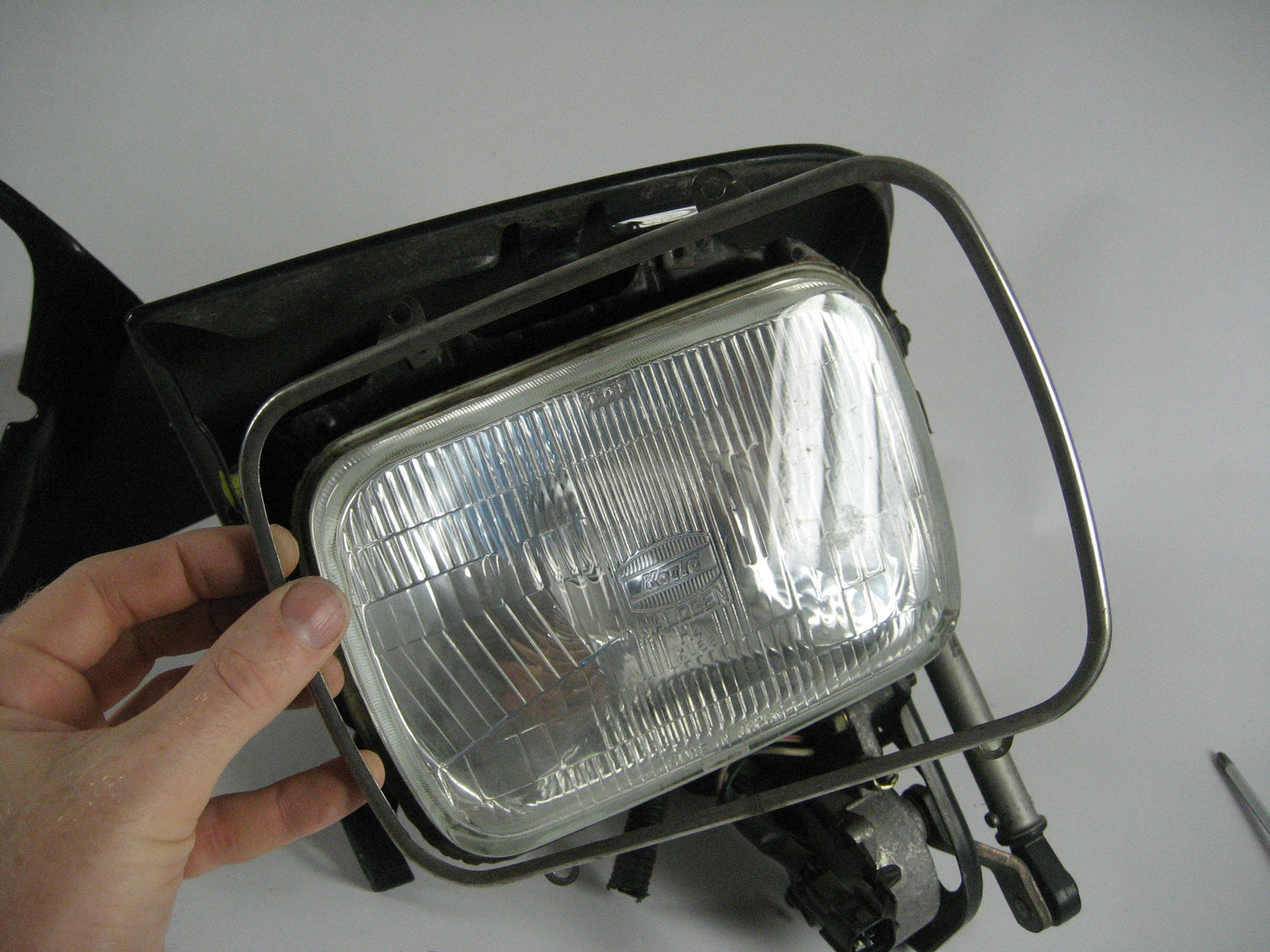 Crystal Square Headlights Toyota MR2 (Pair) H4 with E Mark - RHD