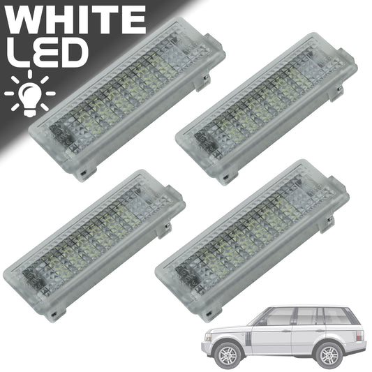 WHITE LED Door Courtesy Lights for Range Rover L322 (4pc)