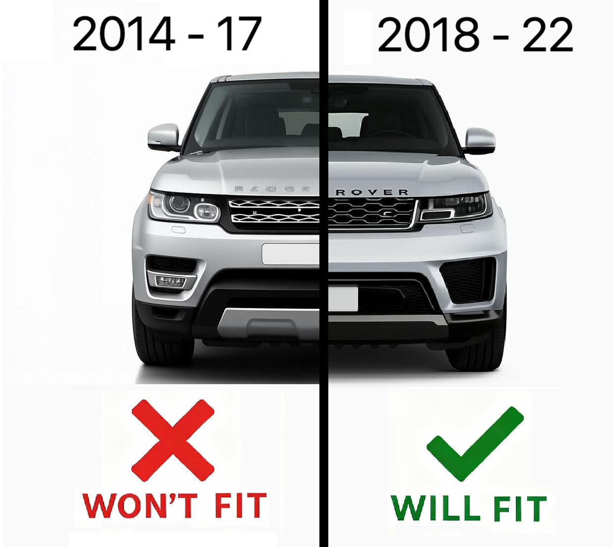 Replacement Headlight Rear Housing for Range Rover Sport L494 2018-22 - LH