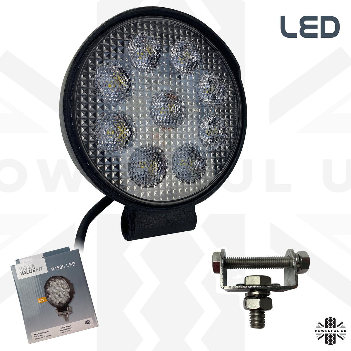 Hella 4"' Round Work Spot Light R1500 LED -1pc
