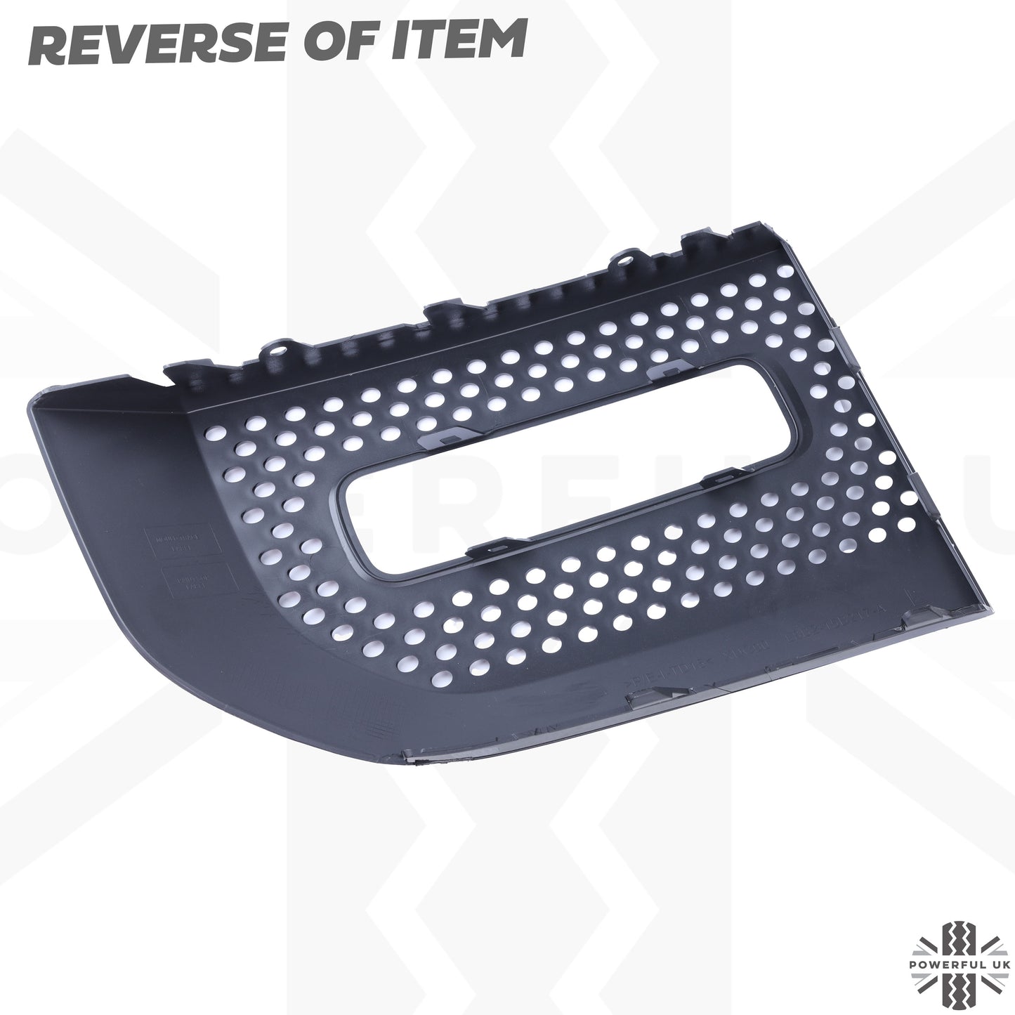 Fog Lamp Surround Grille for Land Rover Defender L663 - Gloss Black - PAIR