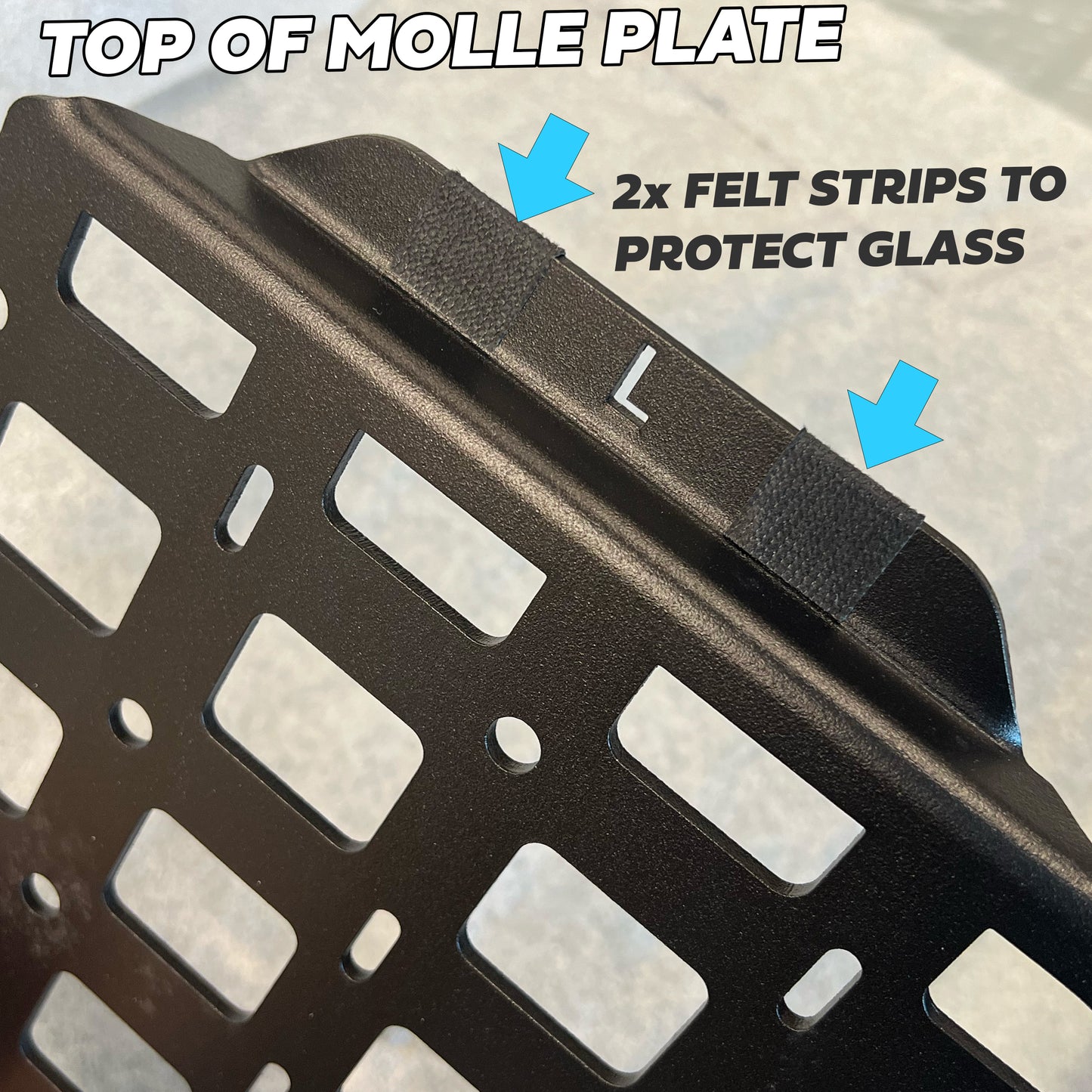 Interior Side Molle Plate for Land Rover Defender 110 - Pair