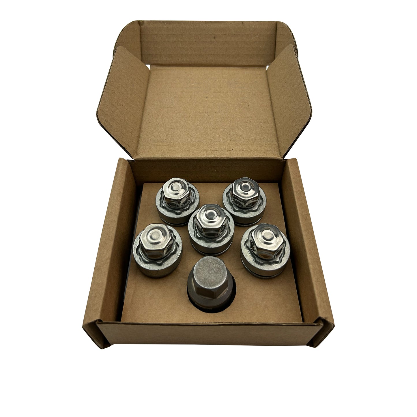 Locking Wheel Nut Key + 5x Locking Nuts Kit for Land Rover Defender L663