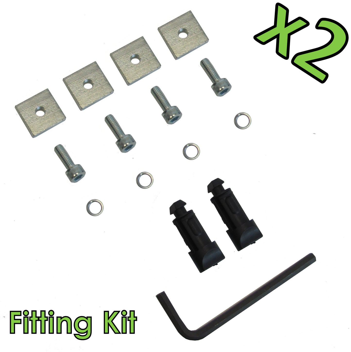 Roof Bar Feet for Commercial VW Caddy Box Van 1997-2004 (x4)