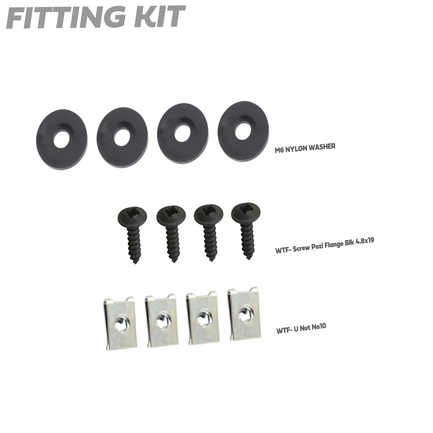 Front Mudflap Kit for Range Rover Sport L320 - Aftermarket