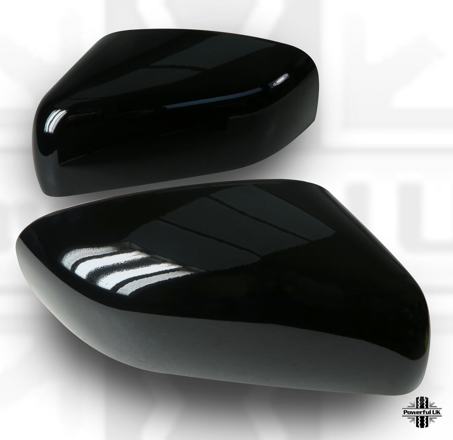 Replacement Top Mirror Caps for Range Rover L322 2010 on - Gloss Black