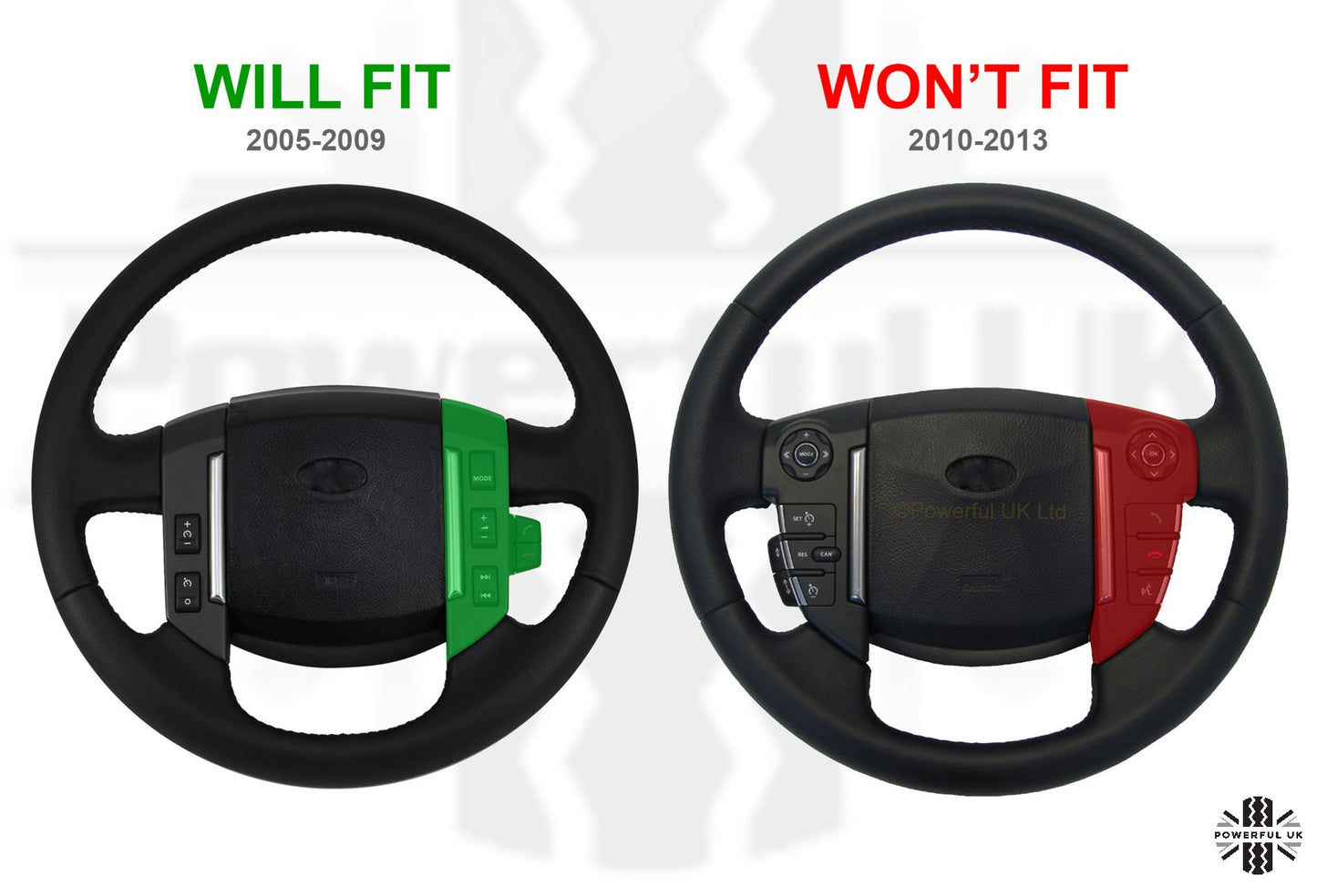 Soft Leather Steering Wheel - Outright for Range Rover Sport Genuine