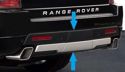 B-Grade Rear Tow Eye Cover for Range Rover Sport Autobiography Rear Bumper - Bare - Genuine