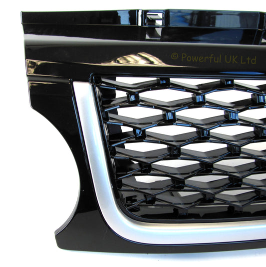 Black & Silver "Autobiography Style" grille to fit Range Rover Sport 2010 on