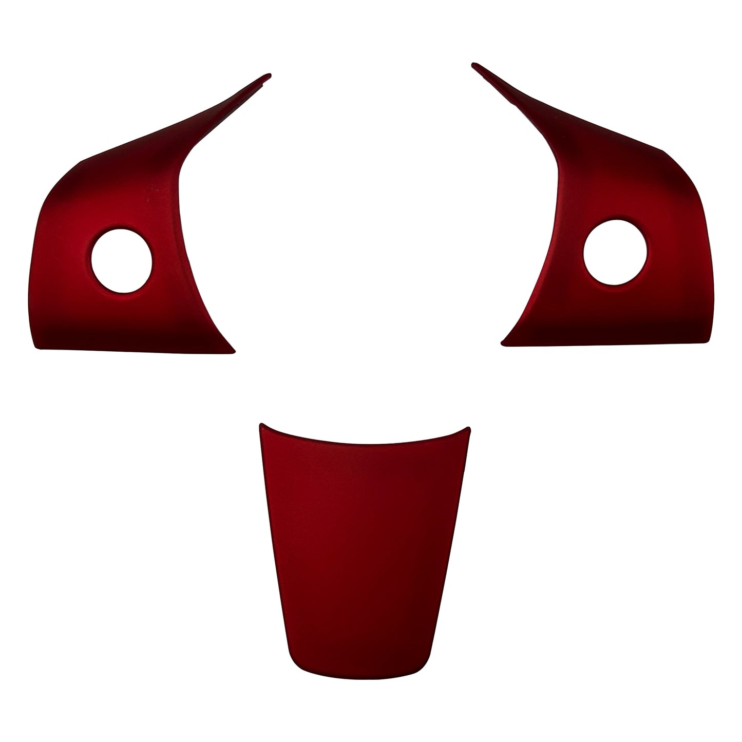 Steering Wheel Column Cover Trims for Tesla Model 3 - Red