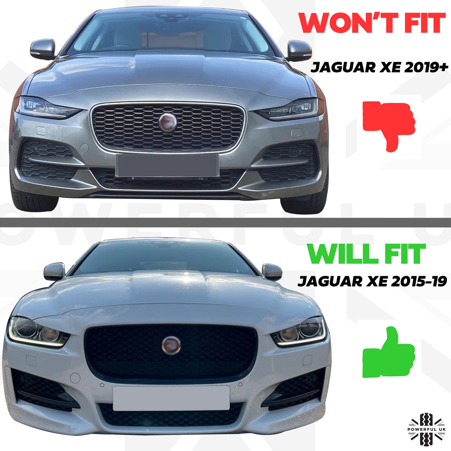 Replacement Headlight Rear Housing for Jaguar XE 2015-19 - LH