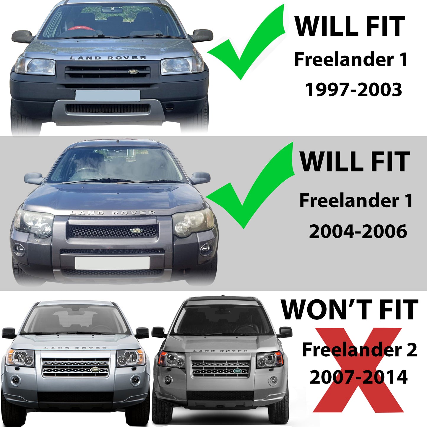 B-GRADE 17" Rigid Spare Wheel Cover Genuine for Land Rover Freelander 1