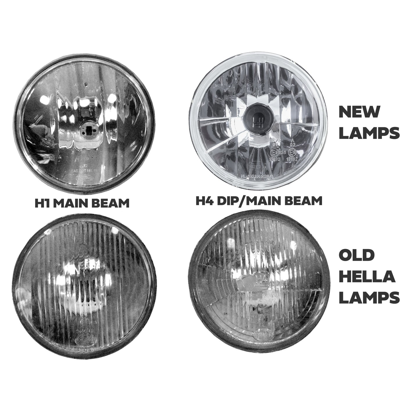 Headlight Upgrade Kit for Bentley Turbo R (4x Headlights)