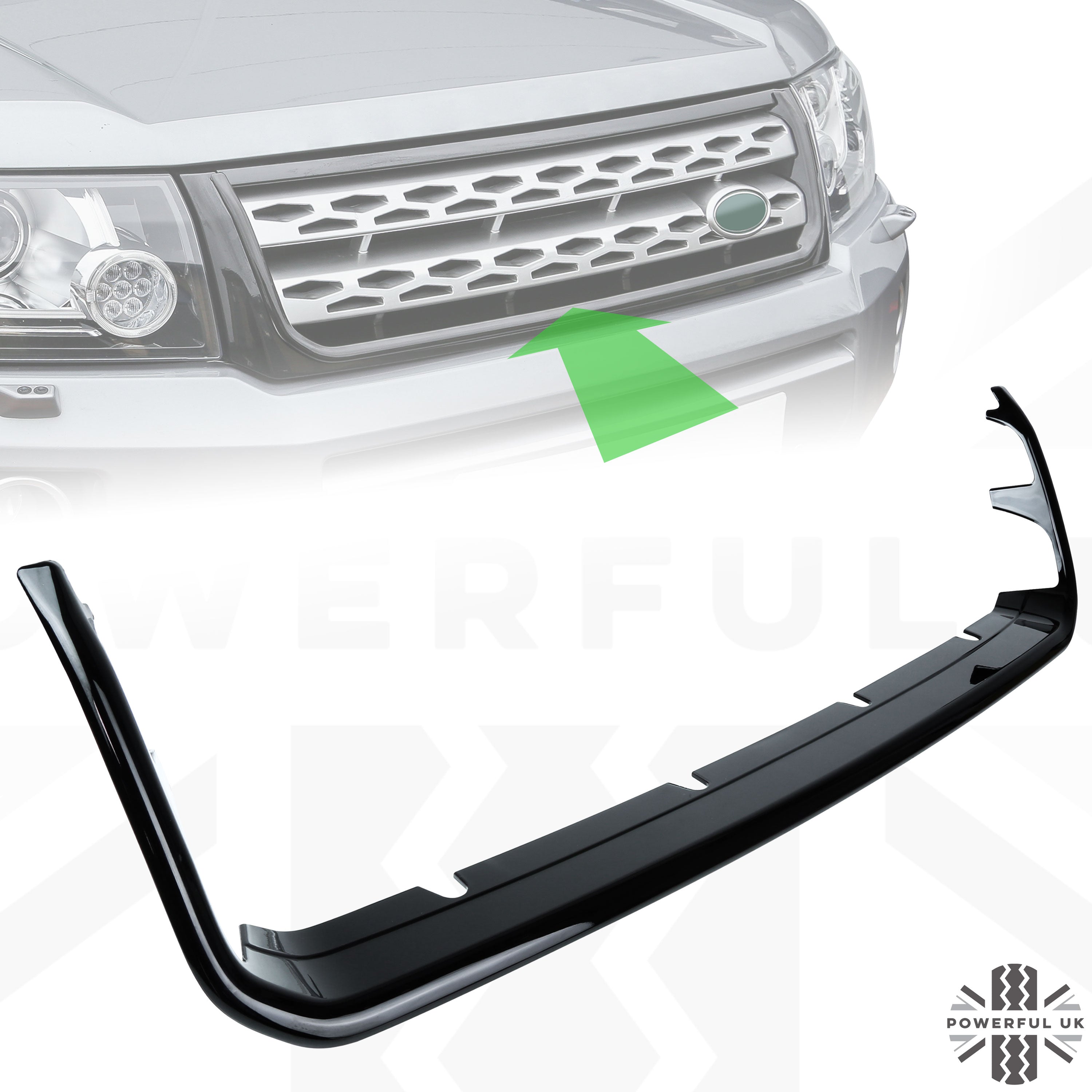 Cadres Décoratifs Pour Grille D’aération Freelander 2 – Lot De 2, ABS Chromé – Adhésif 3M, Facile à Poser