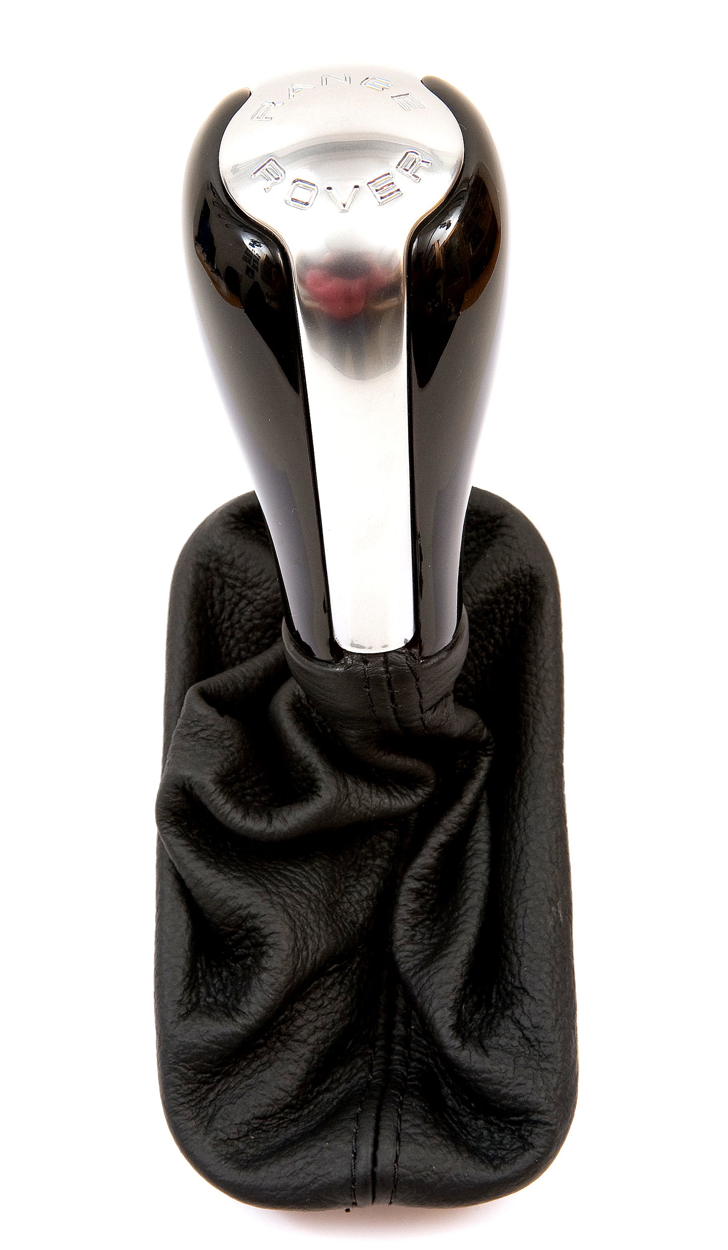 Gear Knob for Range Rover L322 - Black Piano + Chrome Insert