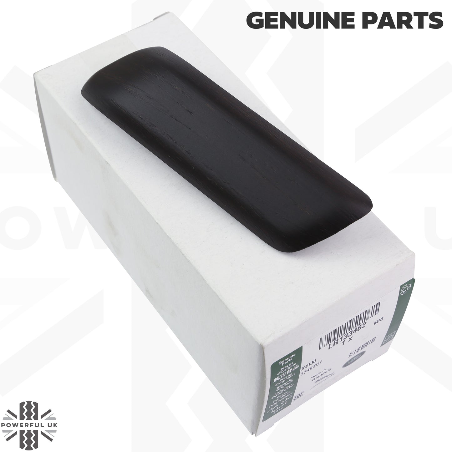 Interior Door Pull Finisher (Genuine) in Dark Oak for Defender L663 90 - LHD