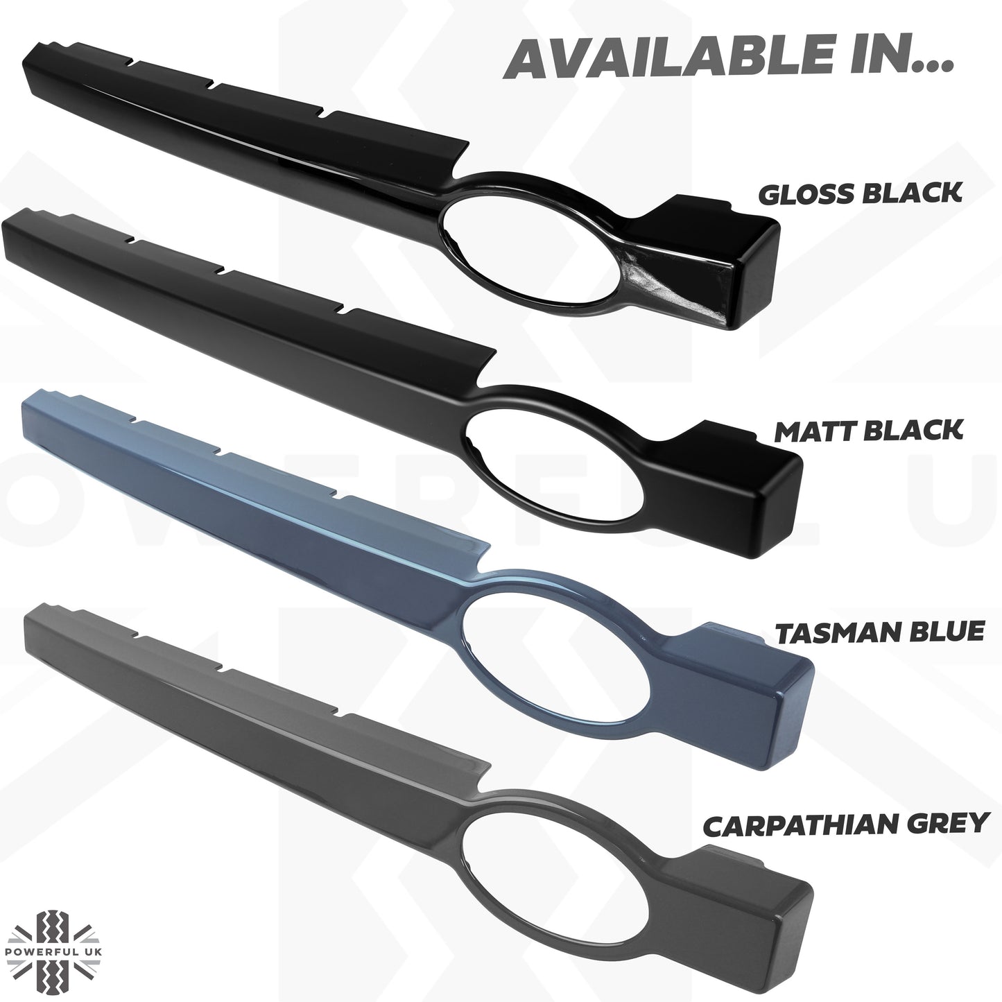 Front Grille Bar Cover for Land Rover Defender L663 - Carpathian Grey