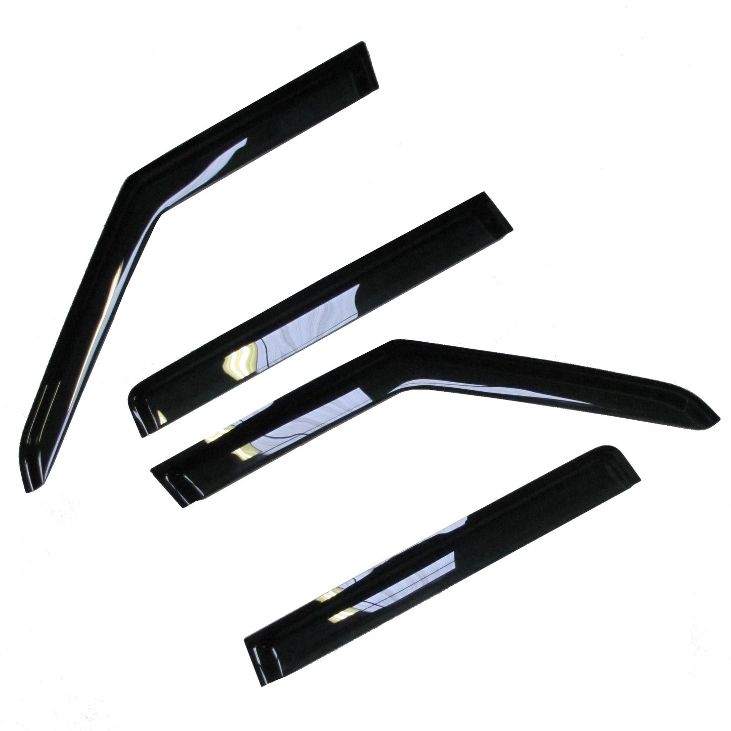 Window Wind Deflector kit - Smoked - for Land Rover Discovery 3 & 4