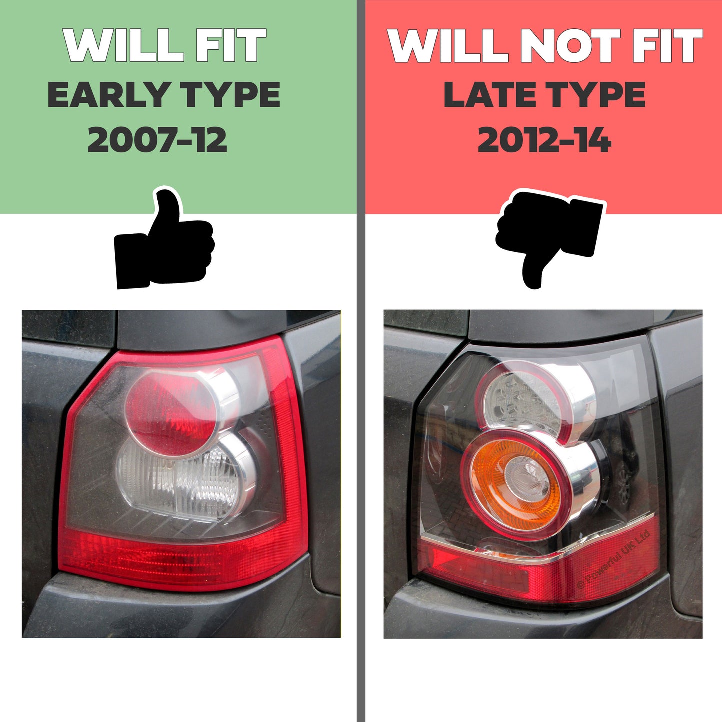 Rear Light Guard Kit for Land Rover Freelander 2 - Early Type 2007-12