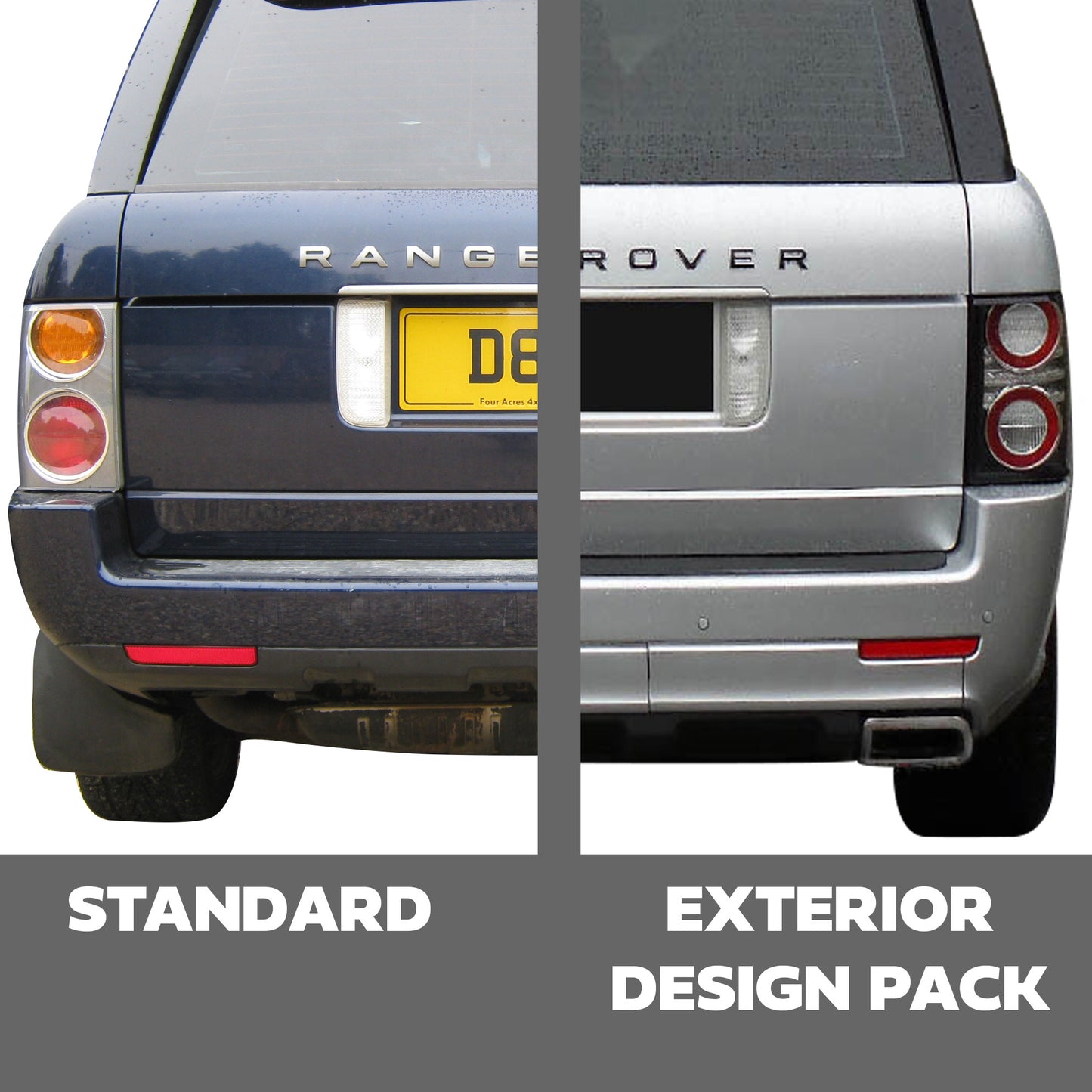 Rear Bumper kit for Range Rover L322 "Exterior Design Pack" for 2006-09