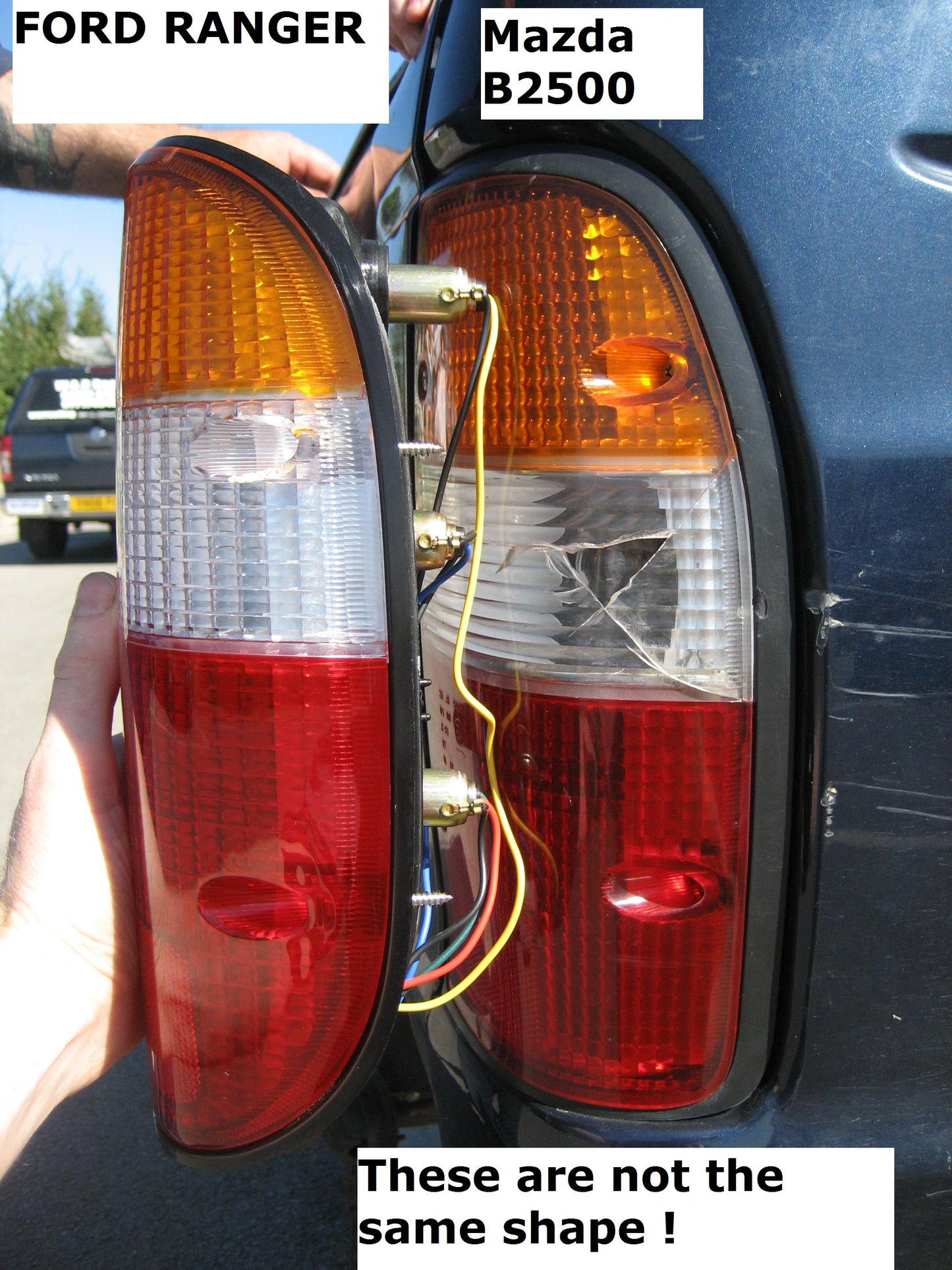 Mazda B2500 (1998-02) Rear Light Assembly - LH