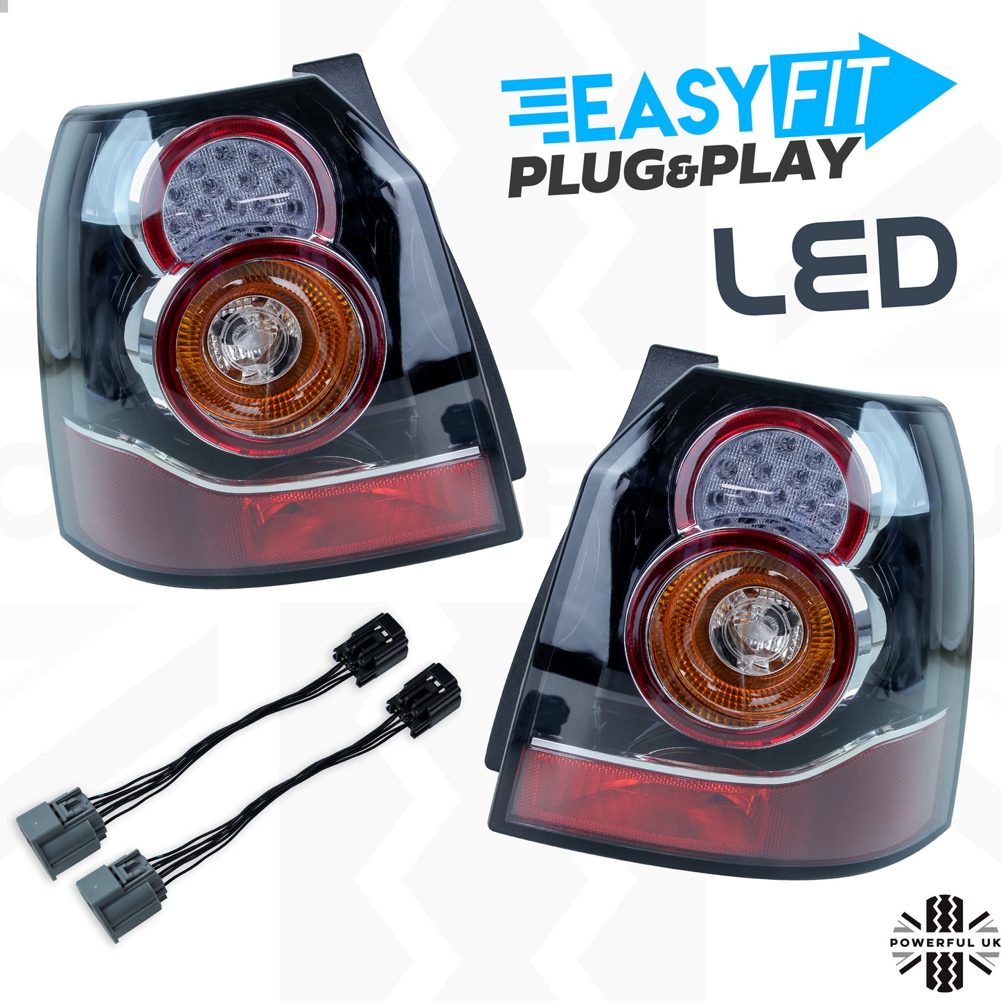 Rear LED lights UK Spec Genuine for Land Rover Freelander 2 2012-on - PAIR