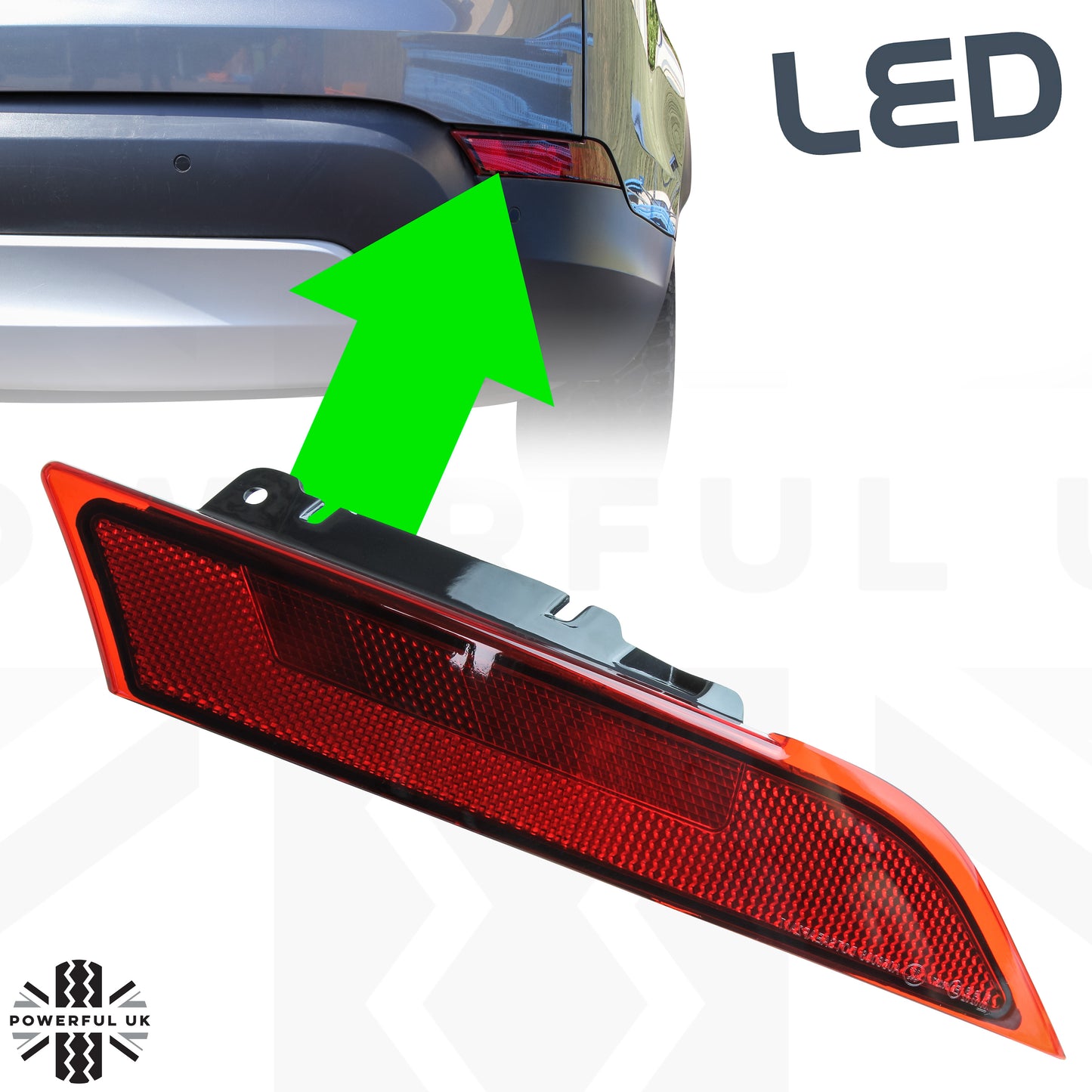 Rear Bumper Fog Lamp for Land Rover Discovery 5 - RH