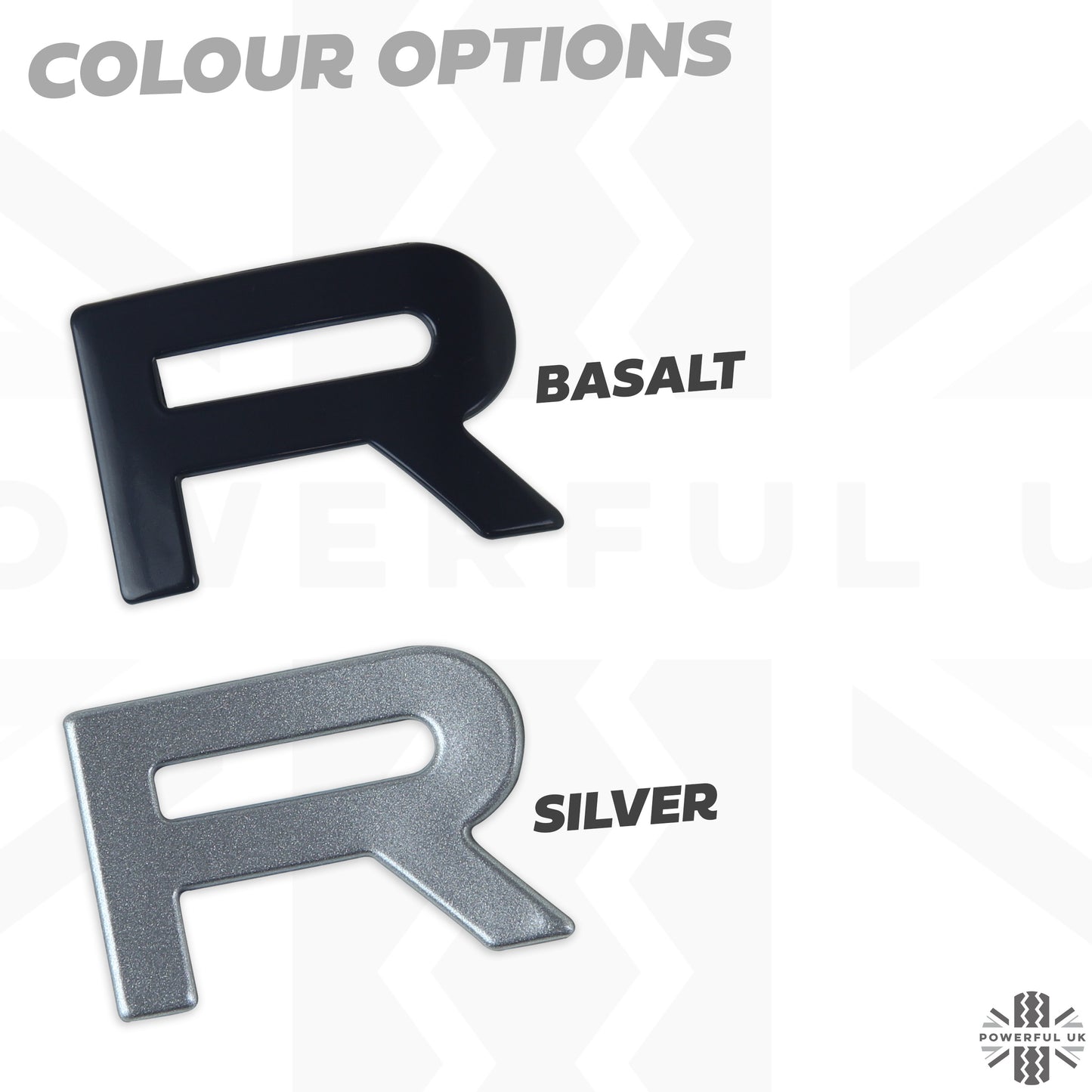 Genuine Bonnet Lettering for Range Rover P38 - Basalt