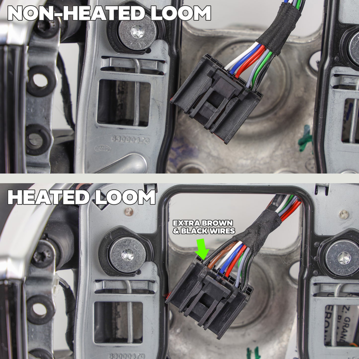 Steering Wheel - NON Heated - NO HOD - All Leather for Range Rover L460