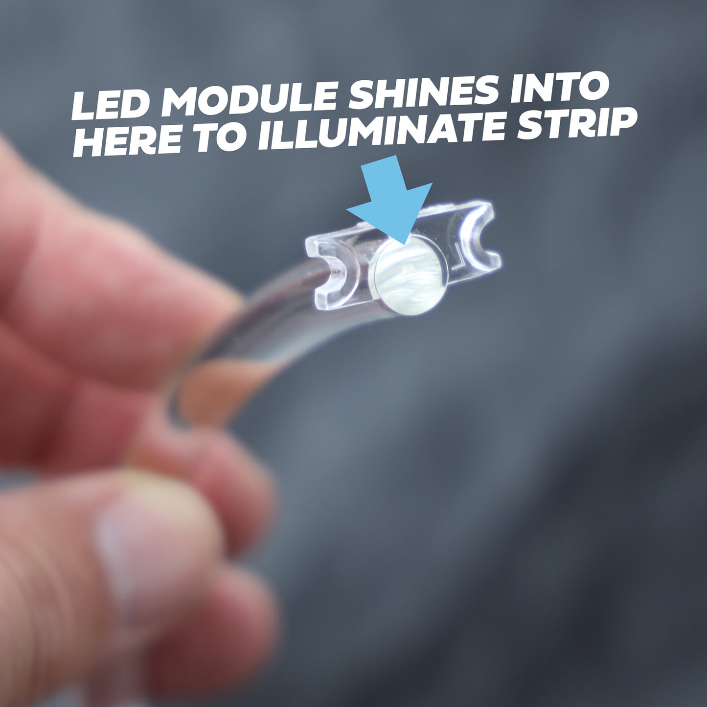 Headlight Signature Halo Acrylic Strip for Land Rover Defender L663 - Left