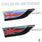 Side Vents - Union Jack Blue & Red - for Land Rover Discovery 5