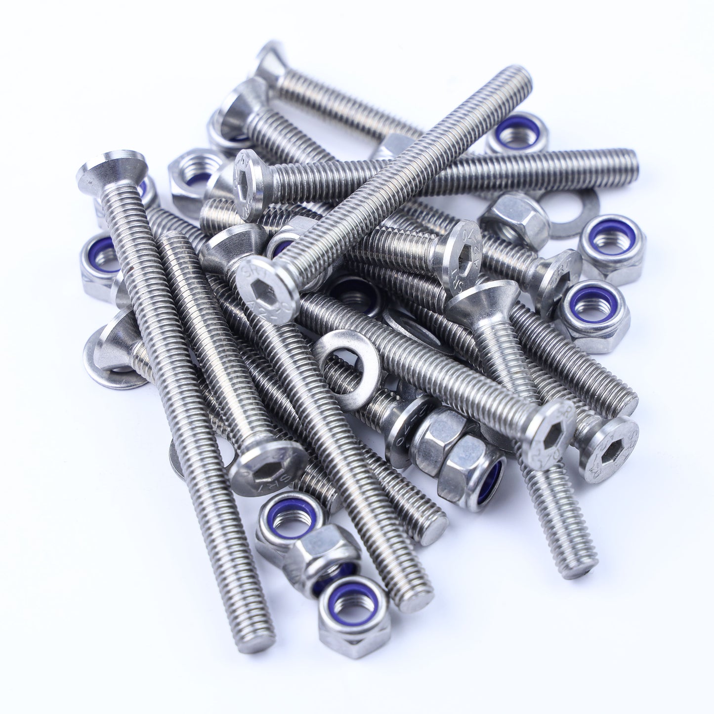 Door Hinge Stainless Steel Fitting Kit - Rear - for Land Rover Classic Defender