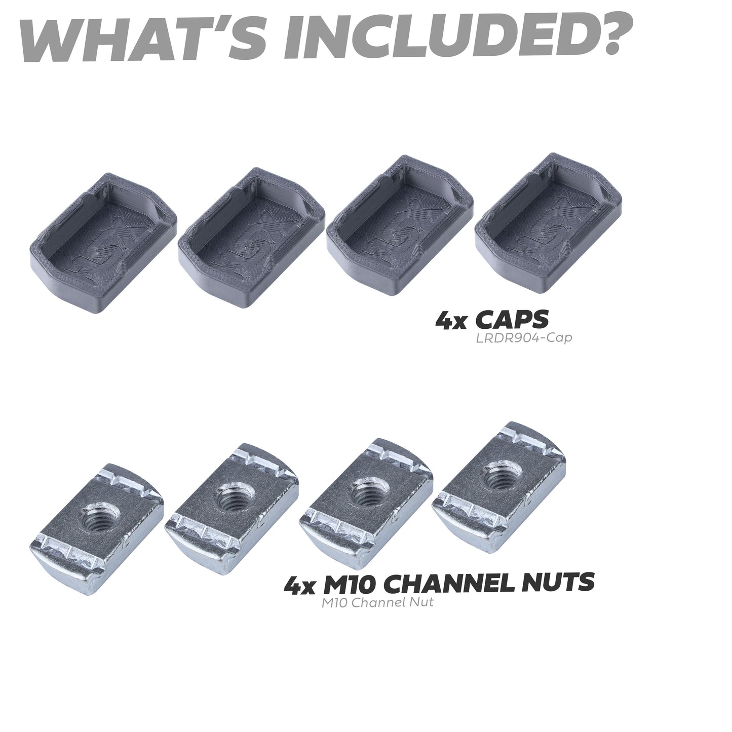 Roof Rail Channel Fixing Kit for Land Rover Defender L663 - M10