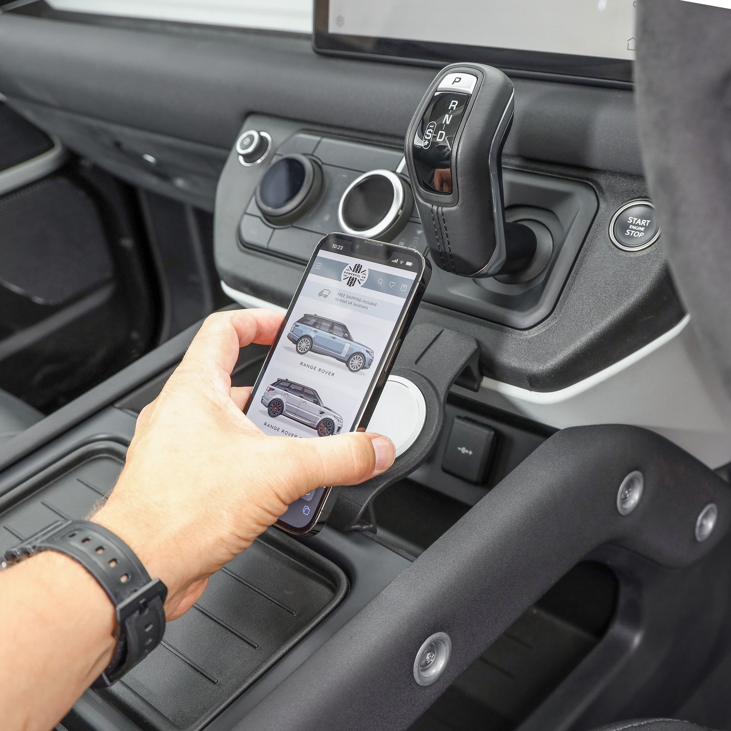 Centre Console MagSafe Charger Holder for Land Rover Defender L663 - Early Type