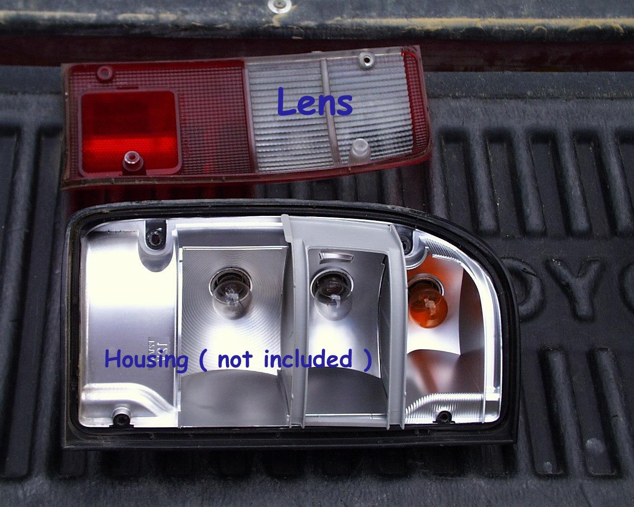 Rear Light - Lens Only - LH - for Toyota Hilux Mk4/5