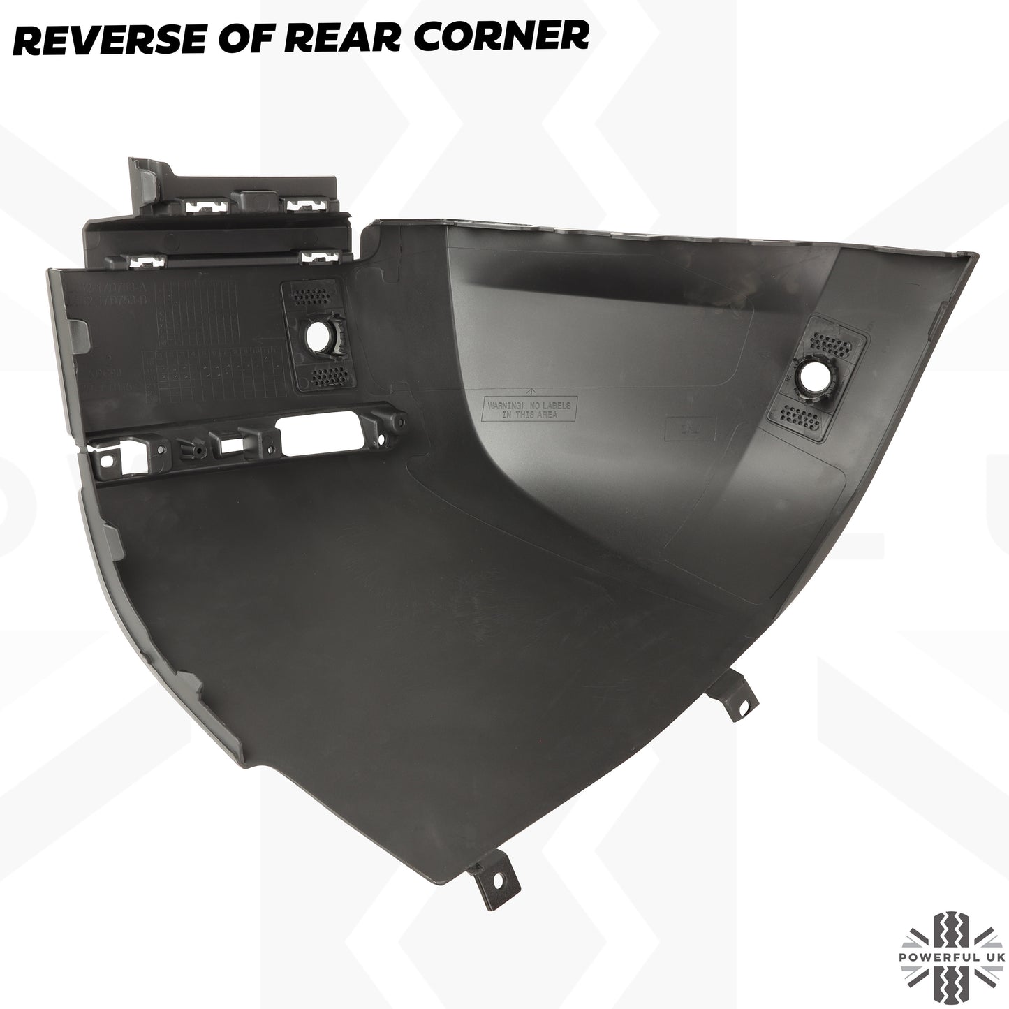 4pc Front & Rear Bumper Corners for Land Rover Defender L663 - Gloss Black