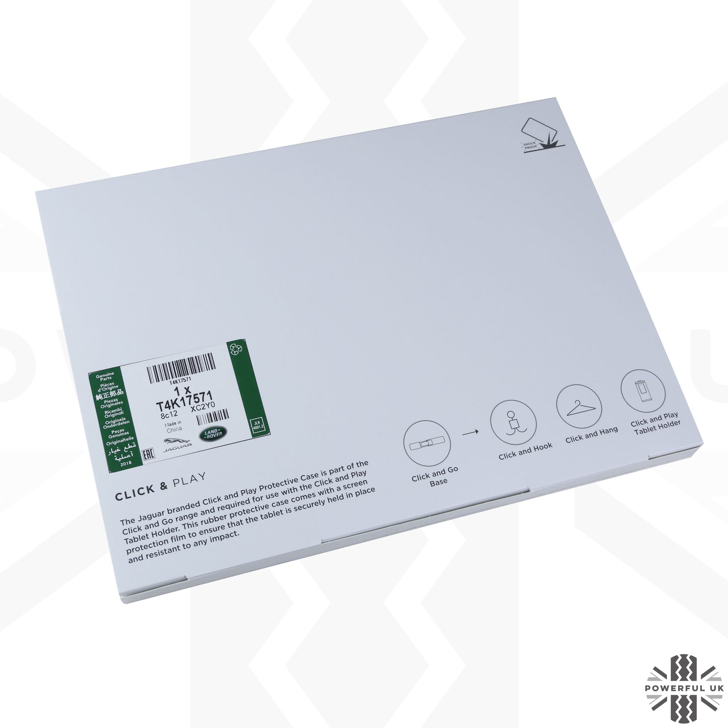 Click+Go Rubber iPad Pro 9.7" Case (for use with Tablet Holder)