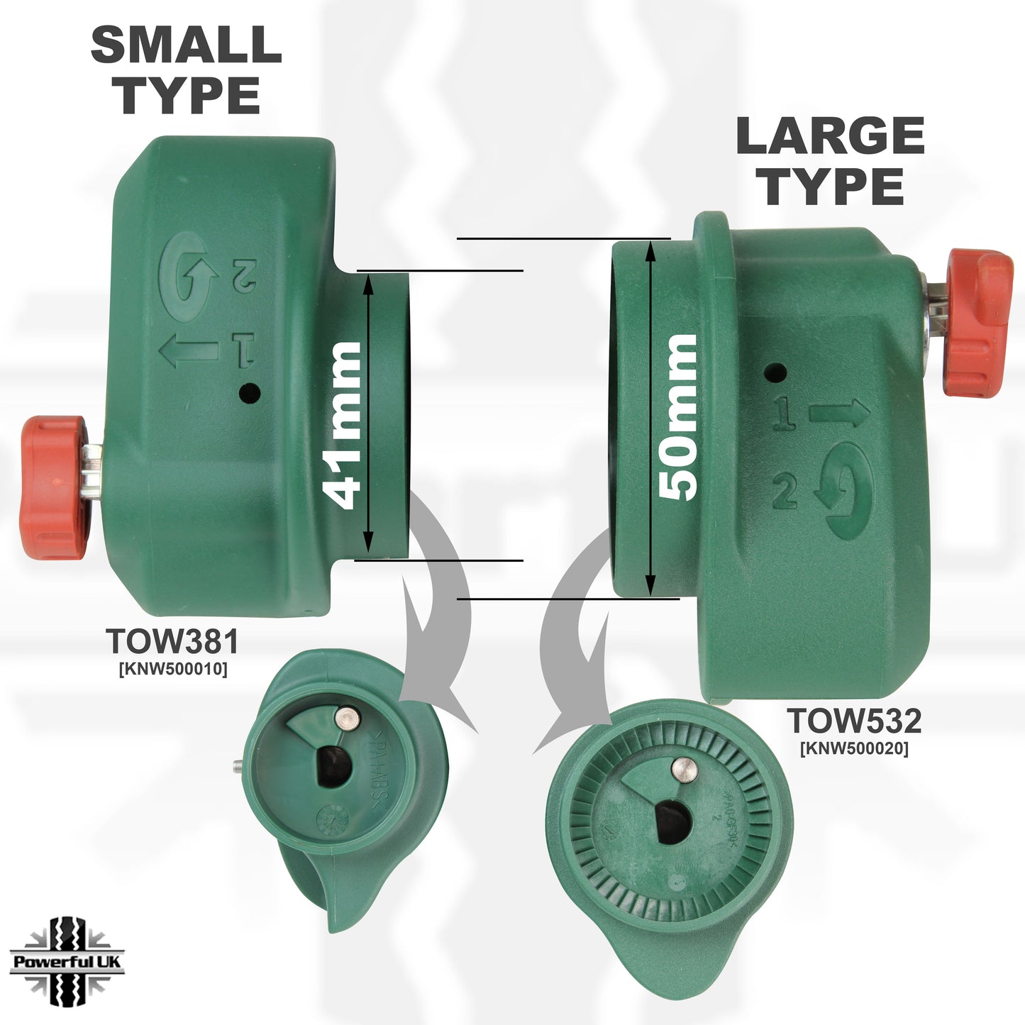 Tow Bar Overhaul Kit + lock & keys - 41mm Small Type (early) for Land Rover Discovery 3/4