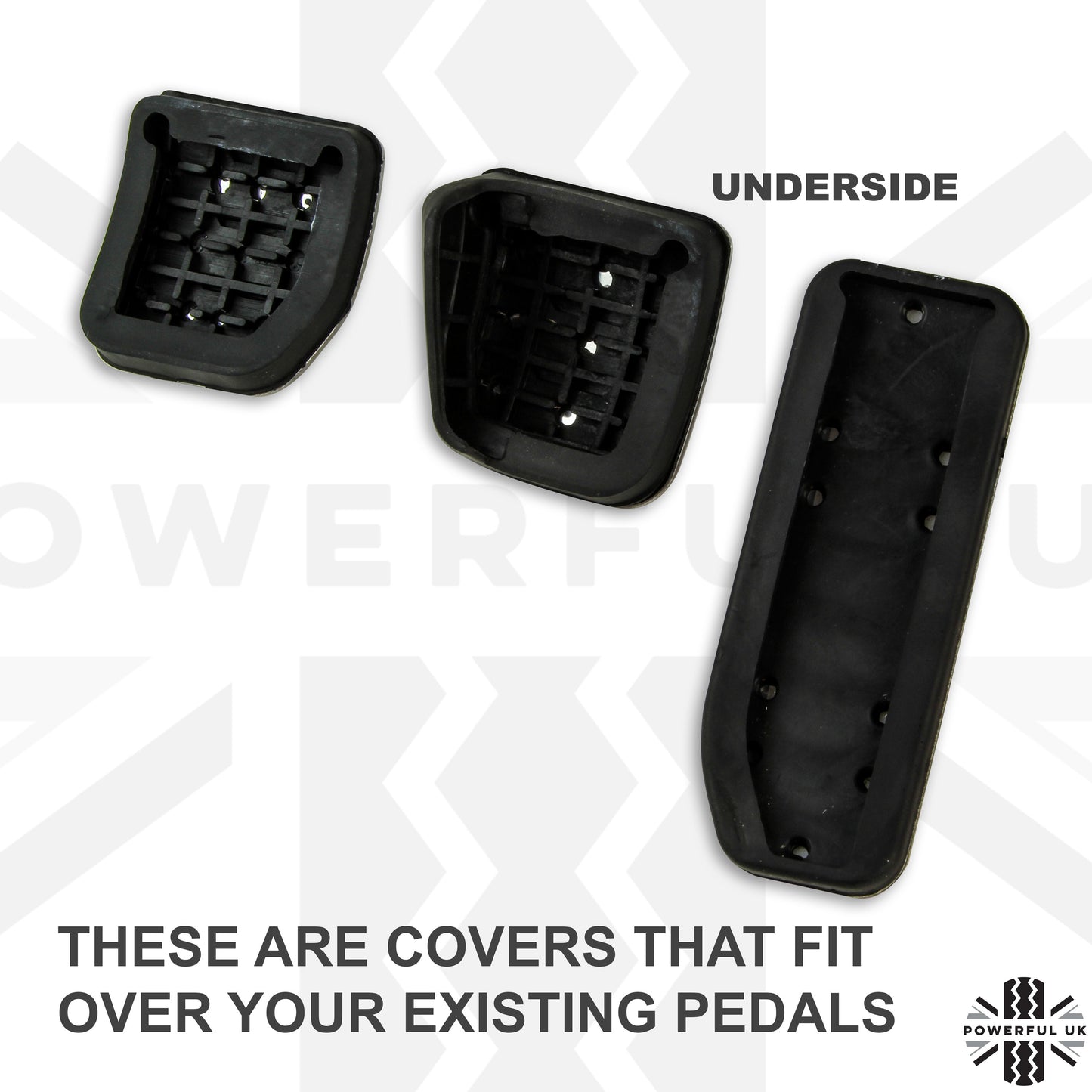 Dynamic Sport Alloy Foot Pedal kit 3pc for Land Rover Freelander 2 MANUAL