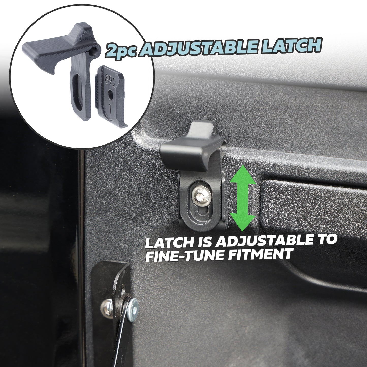 Tailgate Folding Picnic TABLE KIT for Land Rover Defender L663 - Mix Design