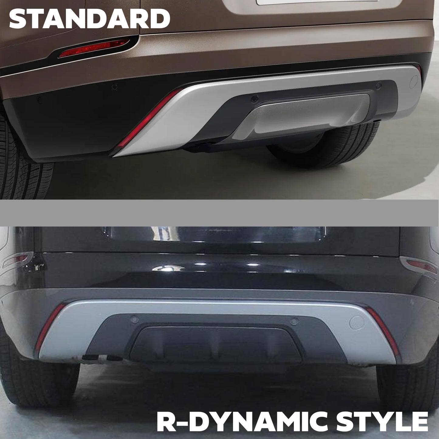 "R-Dynamic Style" Rear Tow Eye Cover for Range Rover Velar - Gloss Black