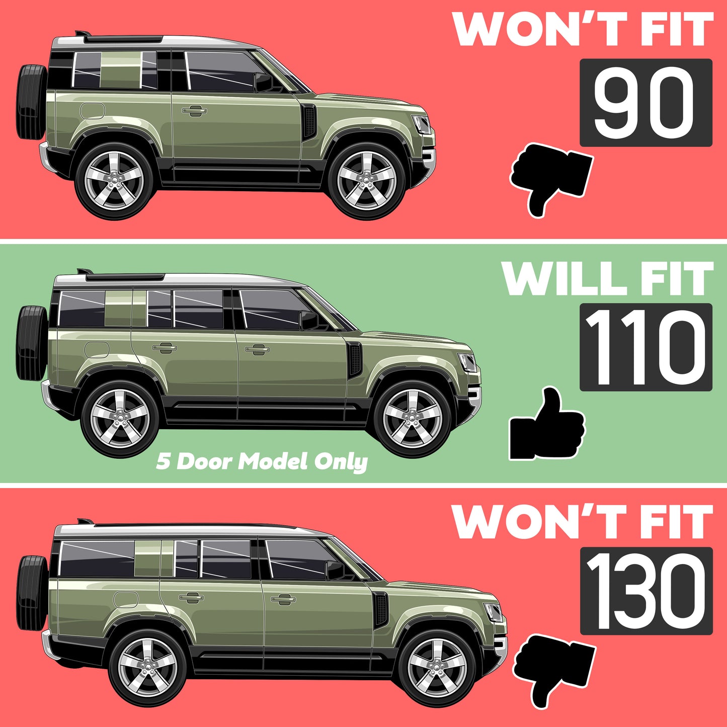 Loadspace Partition Net for Land Rover Defender L663 (110) - PFUK Design