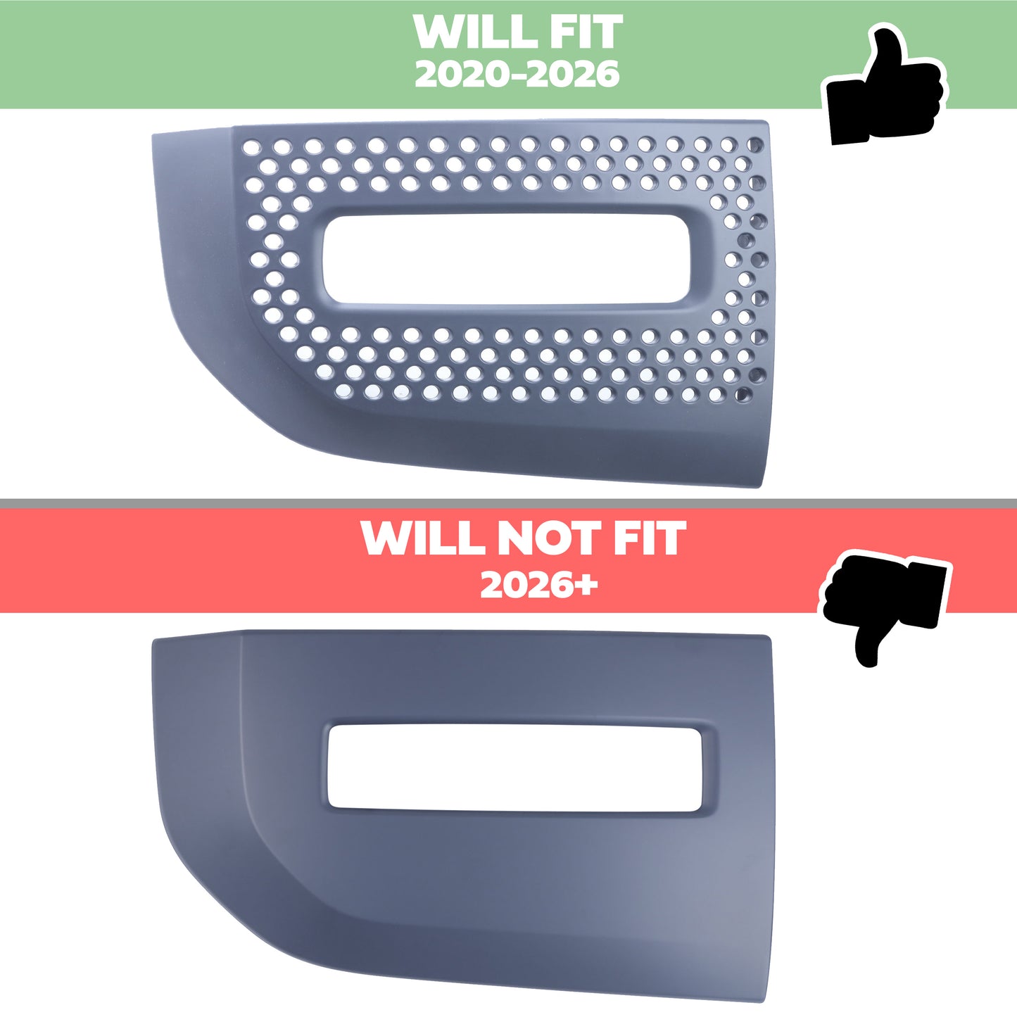 Fog Bezel Insert 'Fog Only' for Land Rover Defender L663 - Genuine(Used)