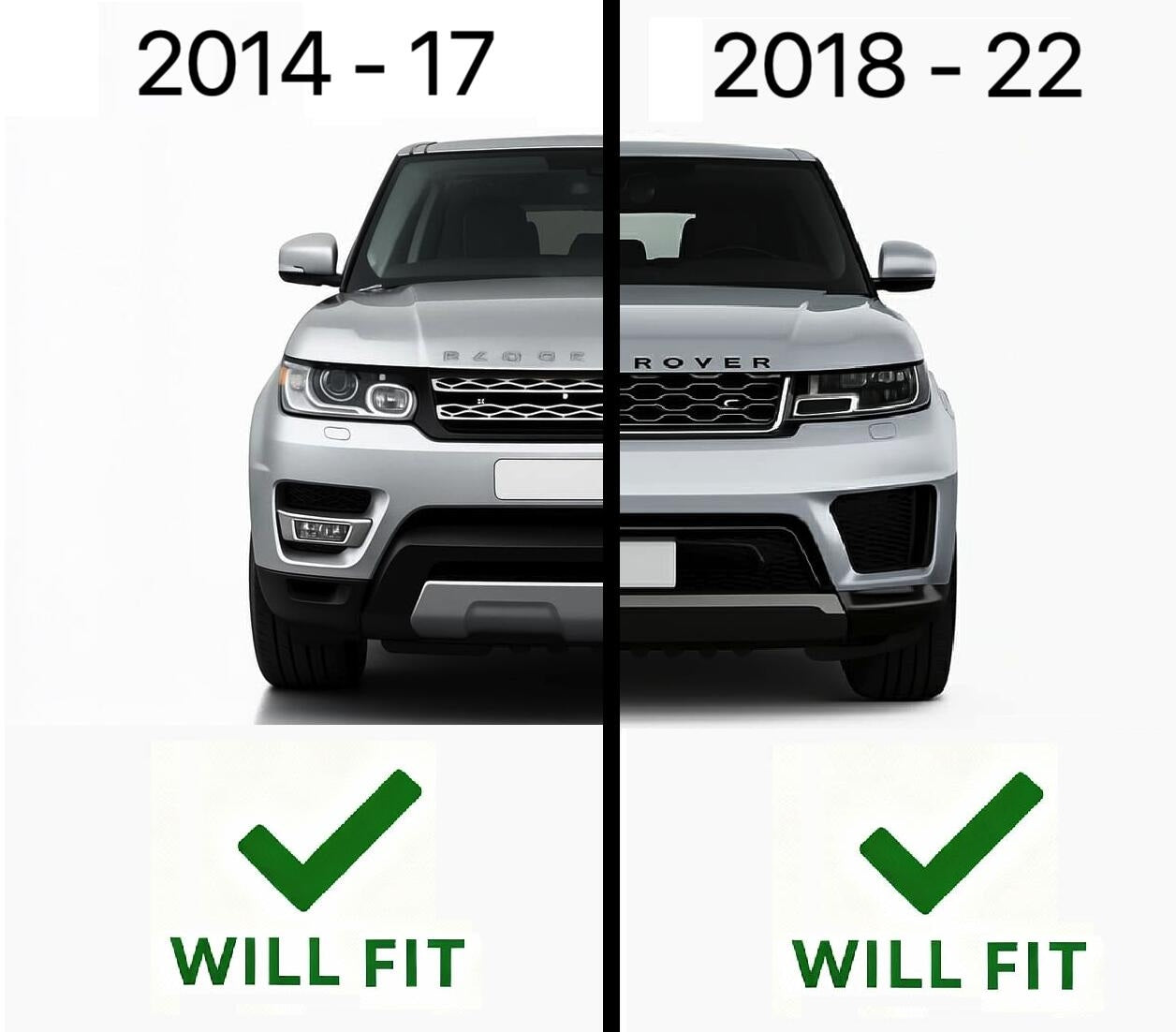 Start / Stop Chrome Metal Button Surround Trim for Range Rover Sport L494