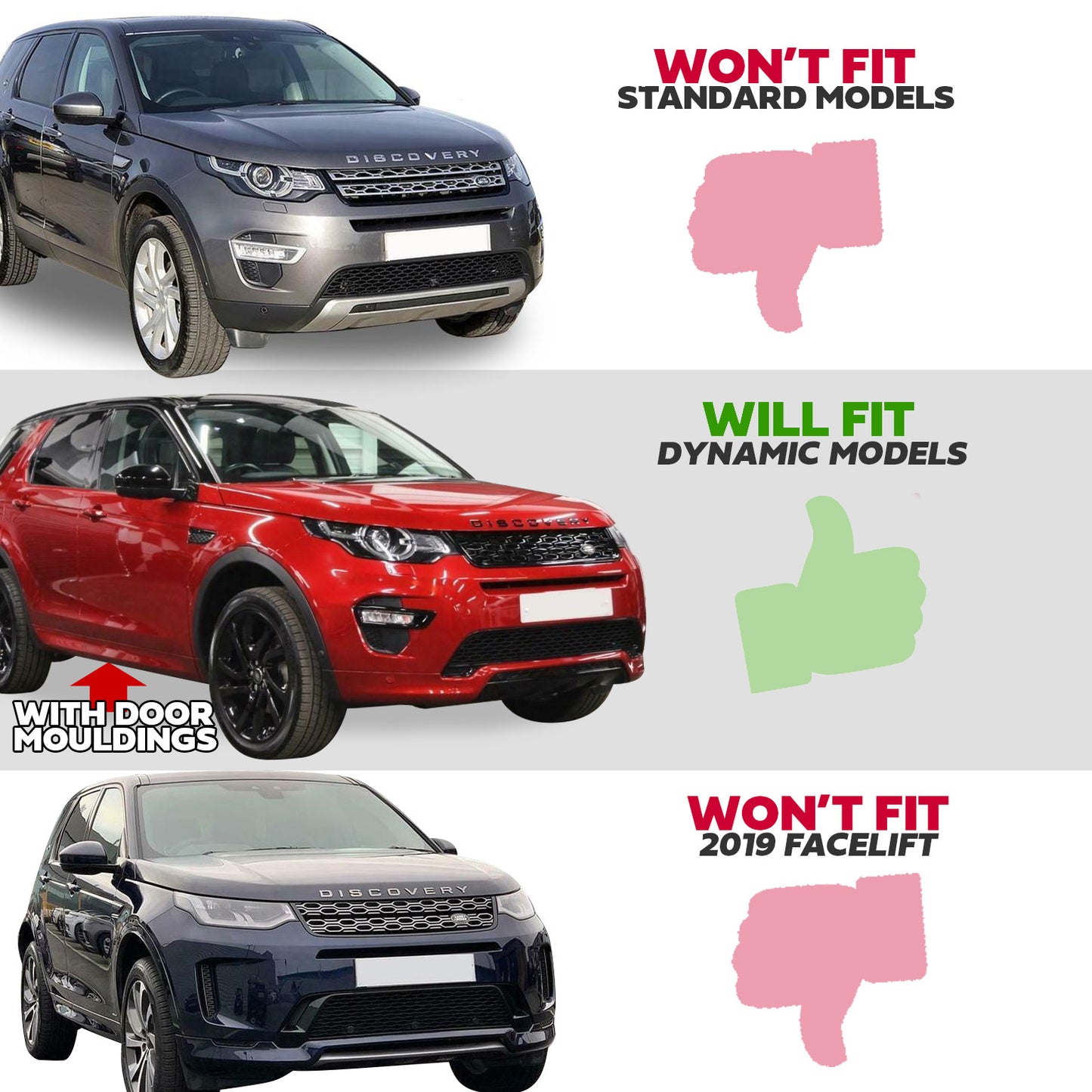 Front Mudflaps (genuine) for Land Rover Discovery Sport Dynamic