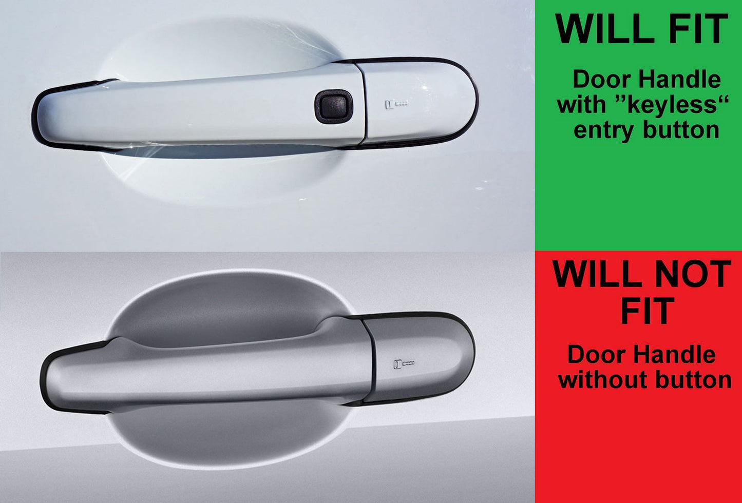Volvo V70 Door Handle Rubber Button x2